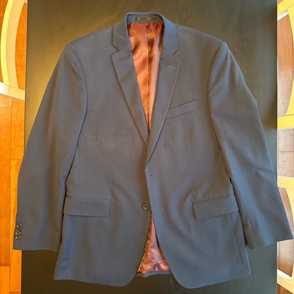 LanFranco “London Fit” French Blue Tonal 2-piece suit - Picture 5 of 7